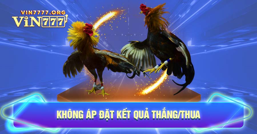 Bạn không nên áp đặt kết quả thắng/thua trong game đá gà trực tiếp