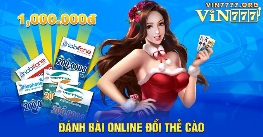 đánh bài Online đổi thẻ cào